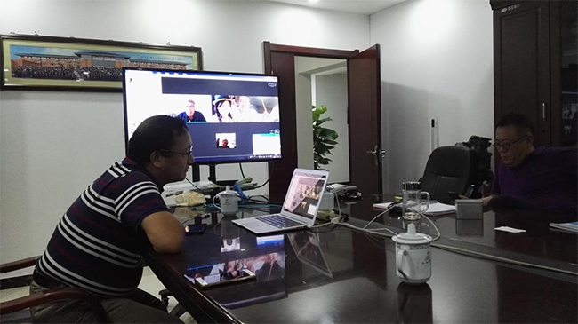 項目（mù）合作視頻會議