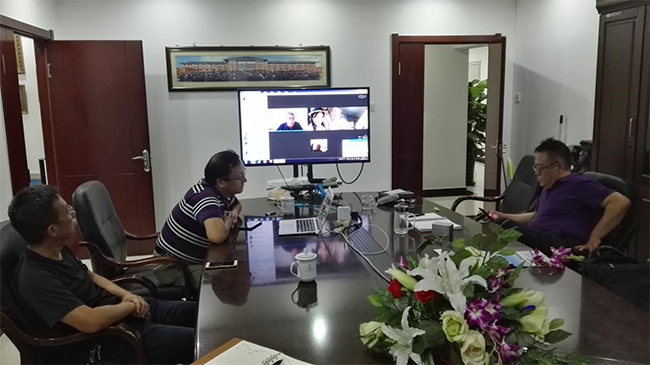 項目合作視頻會議