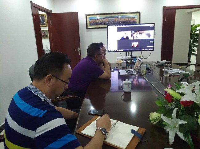 項目合作視頻會議