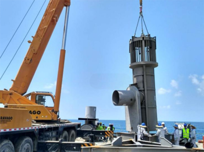 菲律賓海上排水管線工程進展順利