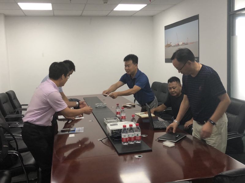 山東電工（gōng）電氣（qì）集團有限公司於我司進行合作會談（tán）