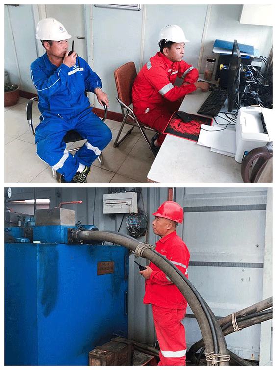 我司（sī）總經理視（shì）察及慰問月東油田海（hǎi）底電纜（lǎn）裸露治理項（xiàng）目施工現場