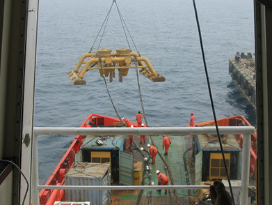 潿洲海底管線後挖溝項目（2008年--中海油）