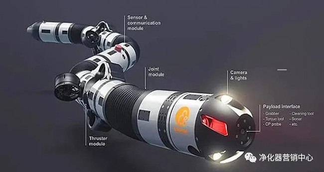 前沿技術 | “蛇形機器人”修複海底管道