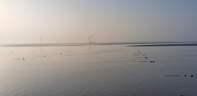 國華竹根沙H1＃海（hǎi）上風（fēng）電場項目現（xiàn）場勘察