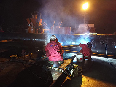 曹妃甸工業區入（rù）海排（pái）汙口工程項目順利完工