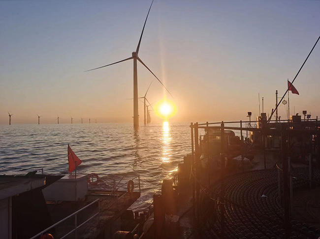 祝賀江蘇如東H5 35KV海纜敷設工程項目完工