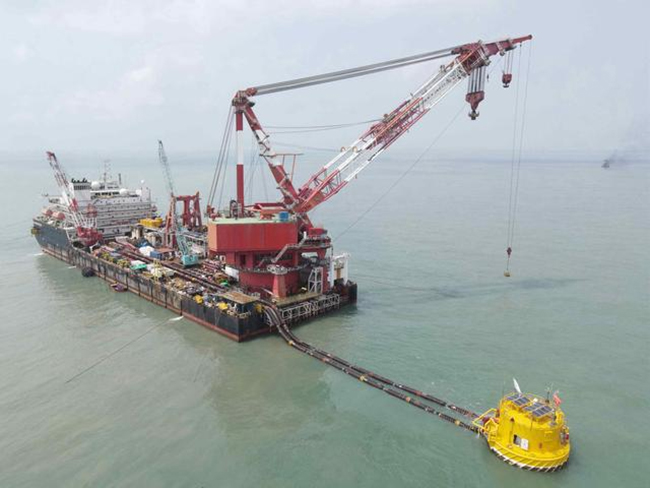 中企承建孟加拉國首條海洋管（guǎn）道工程創兩（liǎng）項（xiàng）世界紀（jì）錄（lù）