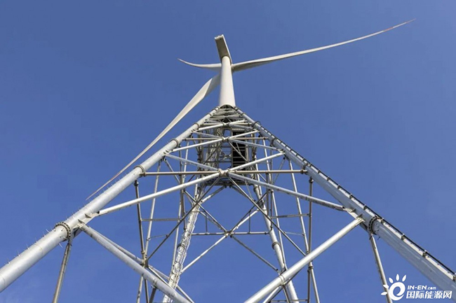 170米！全球最高、全國首個預應（yīng）力桁（héng）架結構分散式風電場全部並網