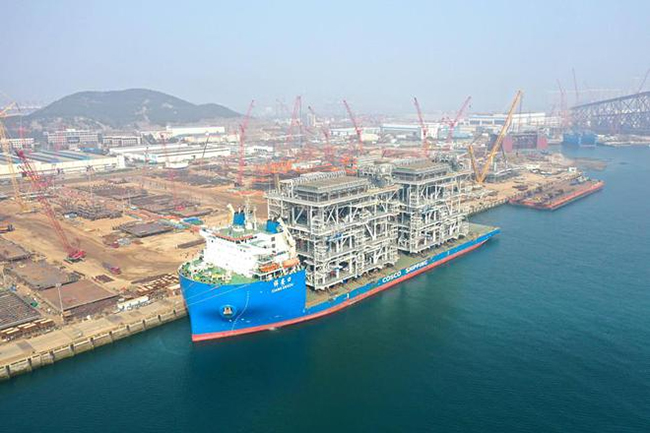 全球首例一體化建造LNG模塊化工廠（chǎng）全部完工交付