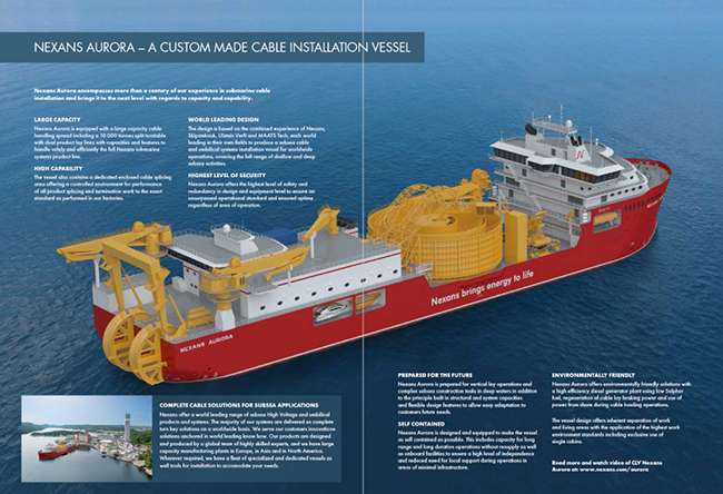 第三代（dài）鋪纜船要來了！可同時鋪設四（sì）條電（diàn）纜