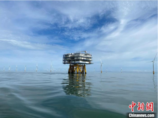 江蘇利用海上風電平台建成海洋地震監測網