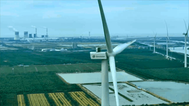 全球（qiú）最大功率海上風機成功並網