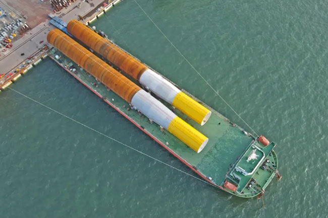 廣西欽州基地迎來首個海上風（fēng）電項目