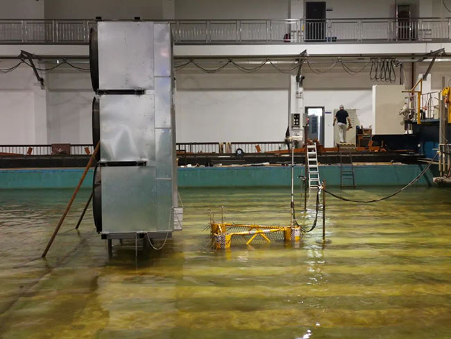 全球首座風漁融合浮式平台投產發電