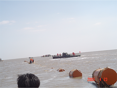 遼河油田海南8海底管（guǎn）線鋪設項目（2005年--中石油）