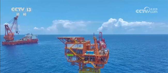 我國最大海上智能油田群日產量創新高