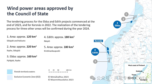 1.3-2.5GW！芬蘭建設首個（gè）大型海上風電項目