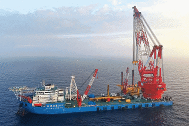 雙“艦”合璧！港航局實現海上風電全流程自主化施工