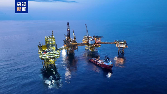 我國首（shǒu）個深水高壓（yā）氣田“深海一號”二期項（xiàng）目全麵投產