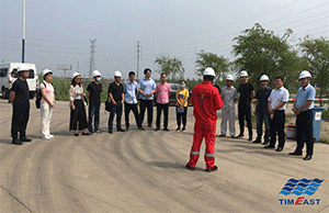 曹妃甸工業區入海排汙（wū）口工程施工項目舉行開工（gōng）典禮