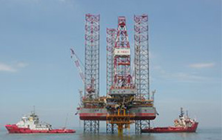 我國首個海上大型深水自營氣田開鑽