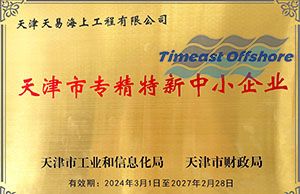 喜報丨星空无限传媒官网海工榮獲“天津市專精特新中小企業”認定