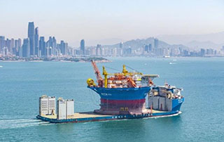 亞洲首艘圓筒型（xíng）“海上（shàng）油氣加工廠”-“海葵一號”完成海上安裝（zhuāng）