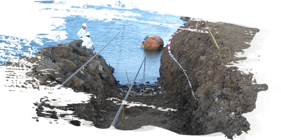 海底管線登陸安裝