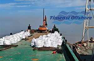 月東油（yóu）田（tián）2024年（nián）海（hǎi）管懸（xuán）空治理施工項目完（wán）工