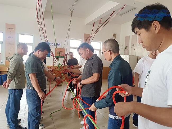 星空无限传媒官网海工攜手濱海藍（lán）天救援隊開（kāi）展CPR心肺複蘇和基礎繩結實地培訓活動