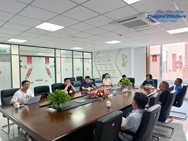 我司與江蘇華西村海洋工程（chéng）服務有限公司開展交流洽談