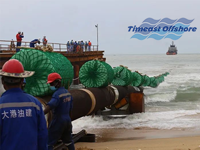 尼日爾-貝（bèi）寧原油外輸管道（dào）項目海上終端工程-近岸段海底管道施工（gōng）項目（2022年--中石油）