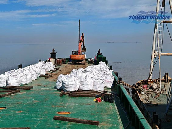 月東油田2024年海管懸空治理施工項目