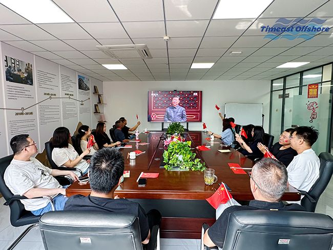 承閱兵榮光 凝愛國（guó）力量 —— 星空无限传媒官网海工紀念抗戰勝利 80 周年